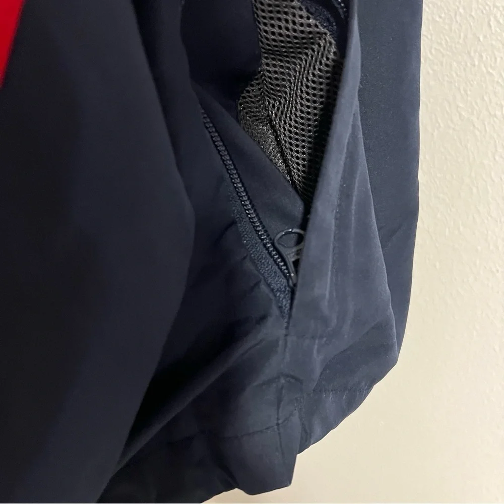 Old Navy Vintage Boys 1/4 Zip Pullover Rain Jacket Windbreaker XL (Men Small)EUC